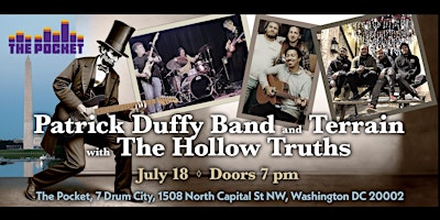 The Pocket Presents: Terrain + Patrick Duffy w/ The Hollow Truths primary image