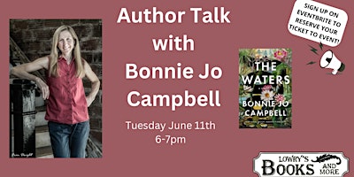 Imagem principal do evento Author Talk with Bonnie Jo Campbell