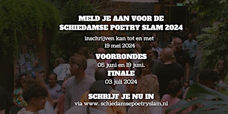 Primaire afbeelding van Voorronde 1: De Schiedamse Poetry Slam 2024