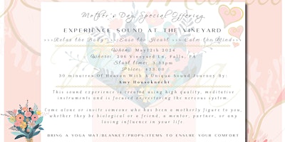Imagem principal do evento Experience Sound at the Vineyard