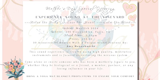 Hauptbild für Experience Sound at the Vineyard