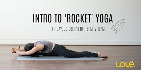 Intro to 'Rocket' Yoga  primary image