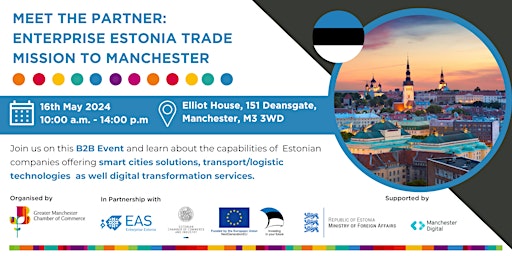 Imagem principal do evento Meet the Partner:  Enterprise Estonia Trade Mission to Manchester