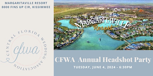 CFWA June Headshot Party at Margaritaville Resort primary image