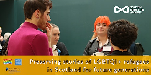 Imagem principal do evento Preserving stories of LGBTQI+ refugees in Scotland for future generations