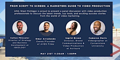 Imagem principal de From Script to Screen: A marketers guide to video production