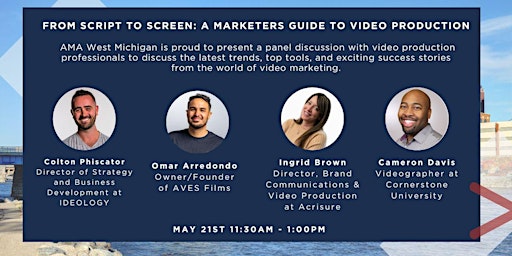 Primaire afbeelding van From Script to Screen: A marketers guide to video production