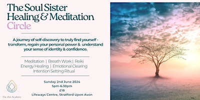 Immagine principale di The Soul Sister Meditation & Healing Circle - June 