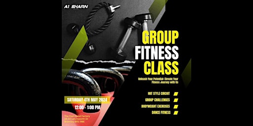 Imagem principal do evento A1 Sharn Fit Fitness Class