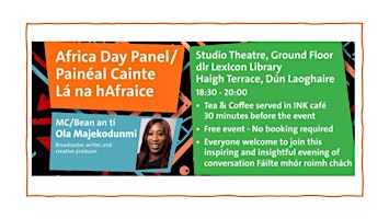 Africa Day Panel / Painéal Cainte Lá na hAfraice primary image