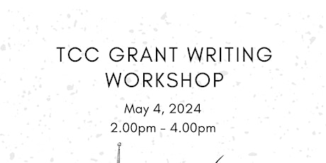 TCC Grant Writing Workshop