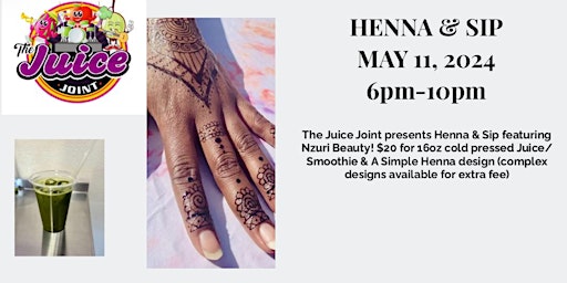 Imagem principal do evento Henna & Sip
