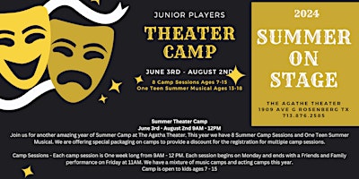 Imagen principal de Theater Camp Session 6 - Twisted Fairytales Snow White - Acting Camp - July 15th - 19th