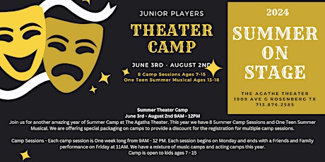 Theater Camp Session 6 - Twisted Fairytales Snow White - Acting Camp - July 15th - 19th