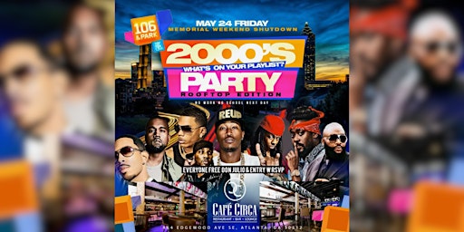 2000s ROOFTOP PARTY  MEMORIAL DAY WEEKEND primary image