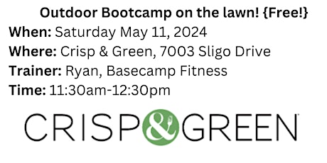 Bootcamp On The Lawn + CRISP & GREEN | Madison, WI