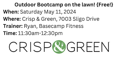 Bootcamp On The Lawn + CRISP & GREEN | Madison, WI primary image