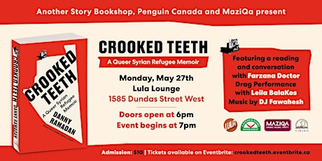 Crooked Teeth by Danny Ramadan: Book launch and Party