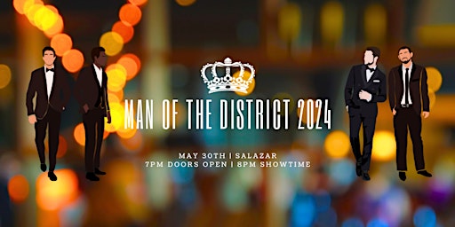 Imagem principal do evento Man of the District 2024