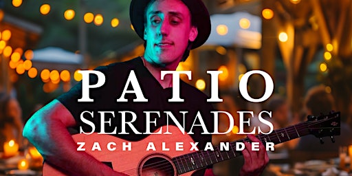 Primaire afbeelding van Enchanting Evening at Yifan Patio Live with Zach Alexander
