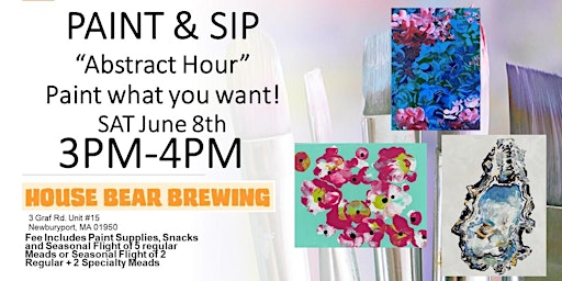 Immagine principale di Paint & Sip: Abstract Hour 