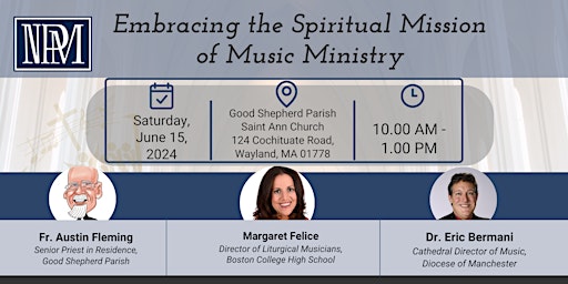 Imagem principal do evento Embracing the Spiritual Mission of Music Ministry