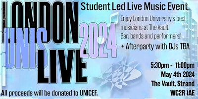 Imagem principal do evento London Unis Live 2024