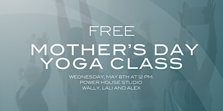 Mother's Day Yoga Class