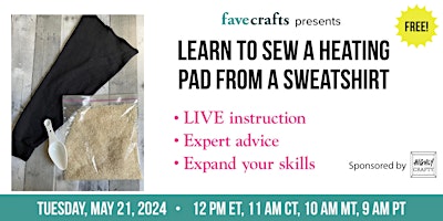 Image principale de Learn to Sew a Heating Pad from a Sweatshirt