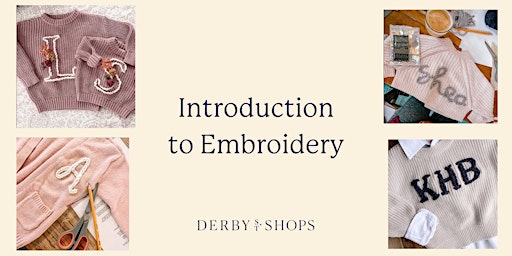 Primaire afbeelding van Intro. to Embroidery at Legal Sea Foods