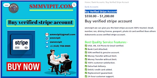 Top 3 Sites to Buy Verified Stripe Account: 2024's Best Picks! primary image