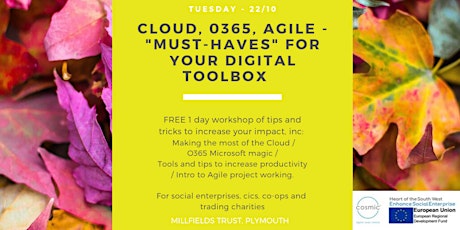Cloud, 0365, Agile - "must-haves" for your digital toolbox.     Plymouth primary image