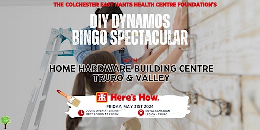CEHHCF 's DIY DYNAMOS BINGO SPECTACULAR with Home Hardware Building Centre primary image
