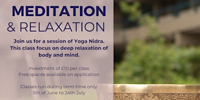 Meditation and Relaxation with Yoga Nidra  primärbild