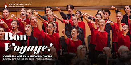 Bon Voyage! | TCC Chamber Choir Tour Send-Off Concert