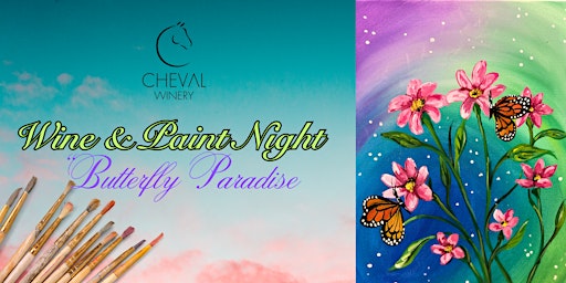 Butterfly Paradise - Paint and Sip  primärbild