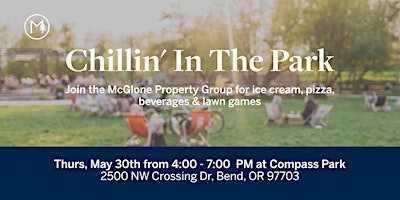 Chillin' in the Park! - Join us for Pizza, Ice Cream & Lawn Games primary image