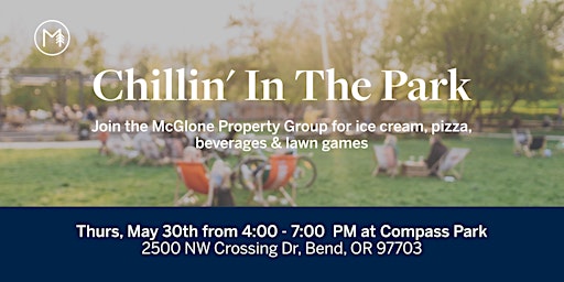 Chillin' in the Park! - Join us for Pizza, Ice Cream & Lawn Games primary image