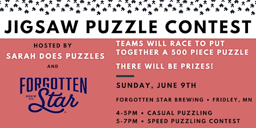 Imagem principal do evento Forgotten Star Brewing Jigsaw Puzzle Contest