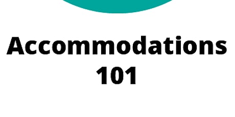 Accommodations 101 primary image