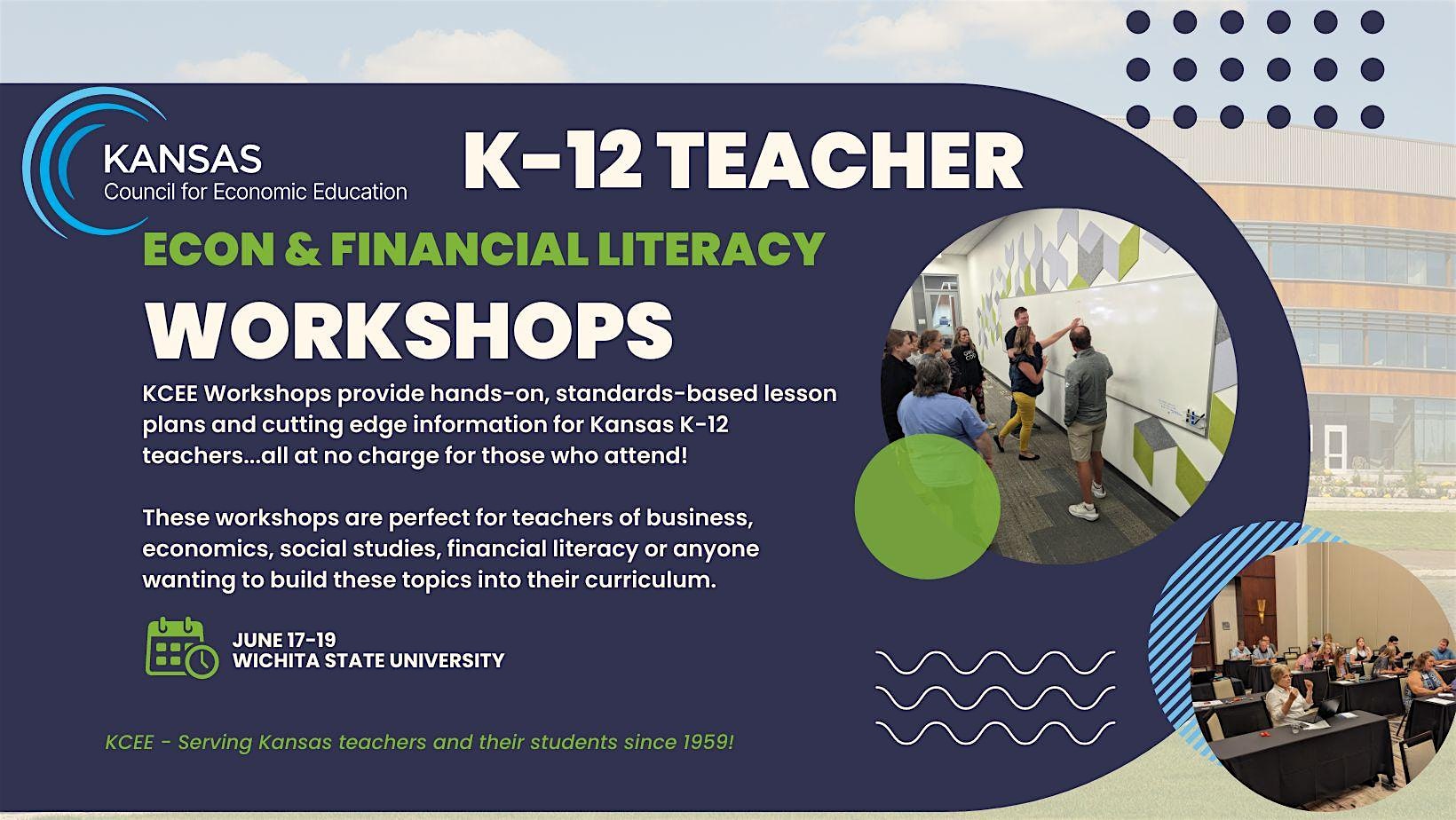 Free Social Studies & Financial Literacy  PD Workshops for K-12 KS Teachers