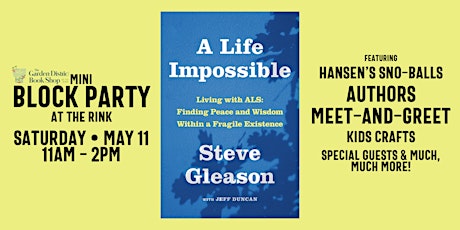 A LIFE IMPOSSIBLE Book Block Party with Steve Gleason and Jeff Duncan