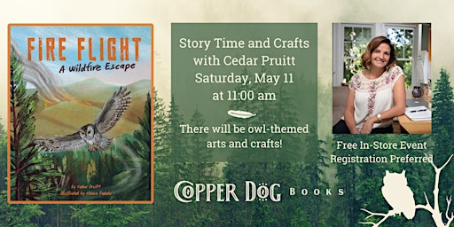 Imagem principal do evento Story Time and Crafts with Author Cedar Pruitt