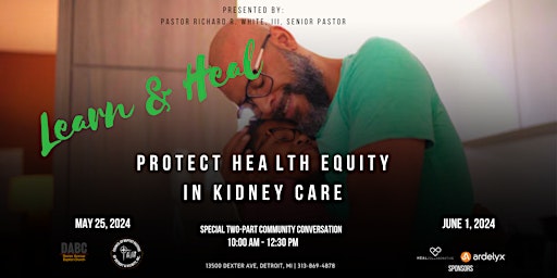 Primaire afbeelding van Detroit: Protect Health Equity in Kidney Care