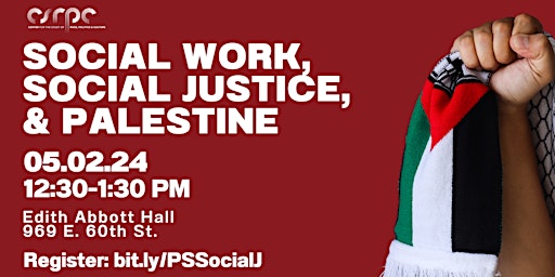 Immagine principale di Social Work, Social Justice, & Palestine 