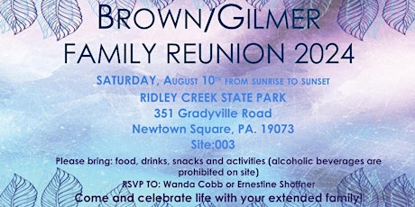 Brown/Gilmer Family Reunion