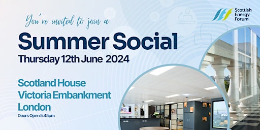 Immagine principale di Scottish Energy Forum Summer Social - London 