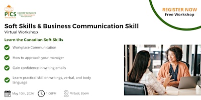 Career Services Soft Skills & Business Communication Skill Workshop primary image