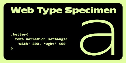 Primaire afbeelding van Type Specimens on the Web with Marie Otsuka