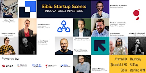 Image principale de Sibiu Startup Scene: Innovators & Investors
